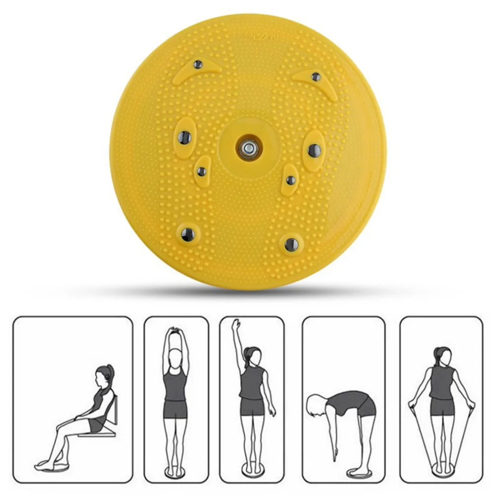 Практичный скручивающийся диск для кручения талии, магнитная доска для аэробных упражнений, йоги, тренировок, здоровья, скручивающаяся доска для талии