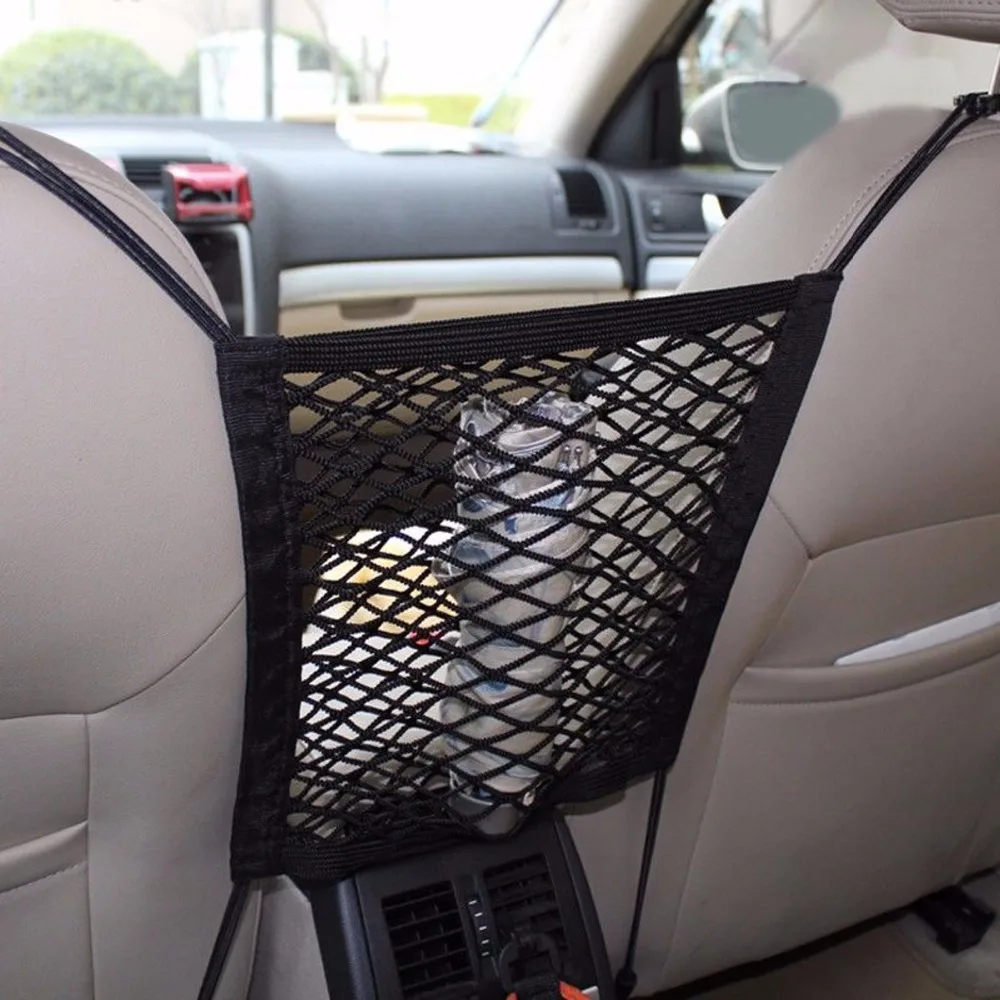

Durable Car Interior Storage Net Netty Mech Bag Phone Pocket Bottle Holder Organizer Tool-free installation