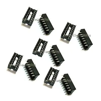 20 шт. Новый 16-контактный DIP IC адаптер для пайки | Электронные компоненты и