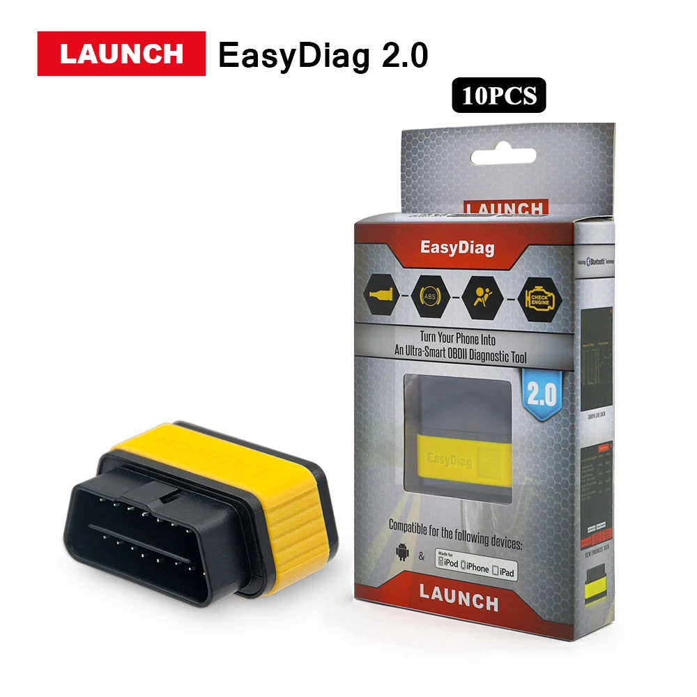 Launch X431 EasyDiag 2.0 Bluetooth Diagnostic Scanner for Android/IOS