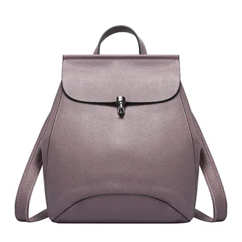 

Fashion Women Backpack Genuine Leather Bags Luxury Designer Ladiesl High Quality Natural Soft Leather Backpacks Female Large Bag