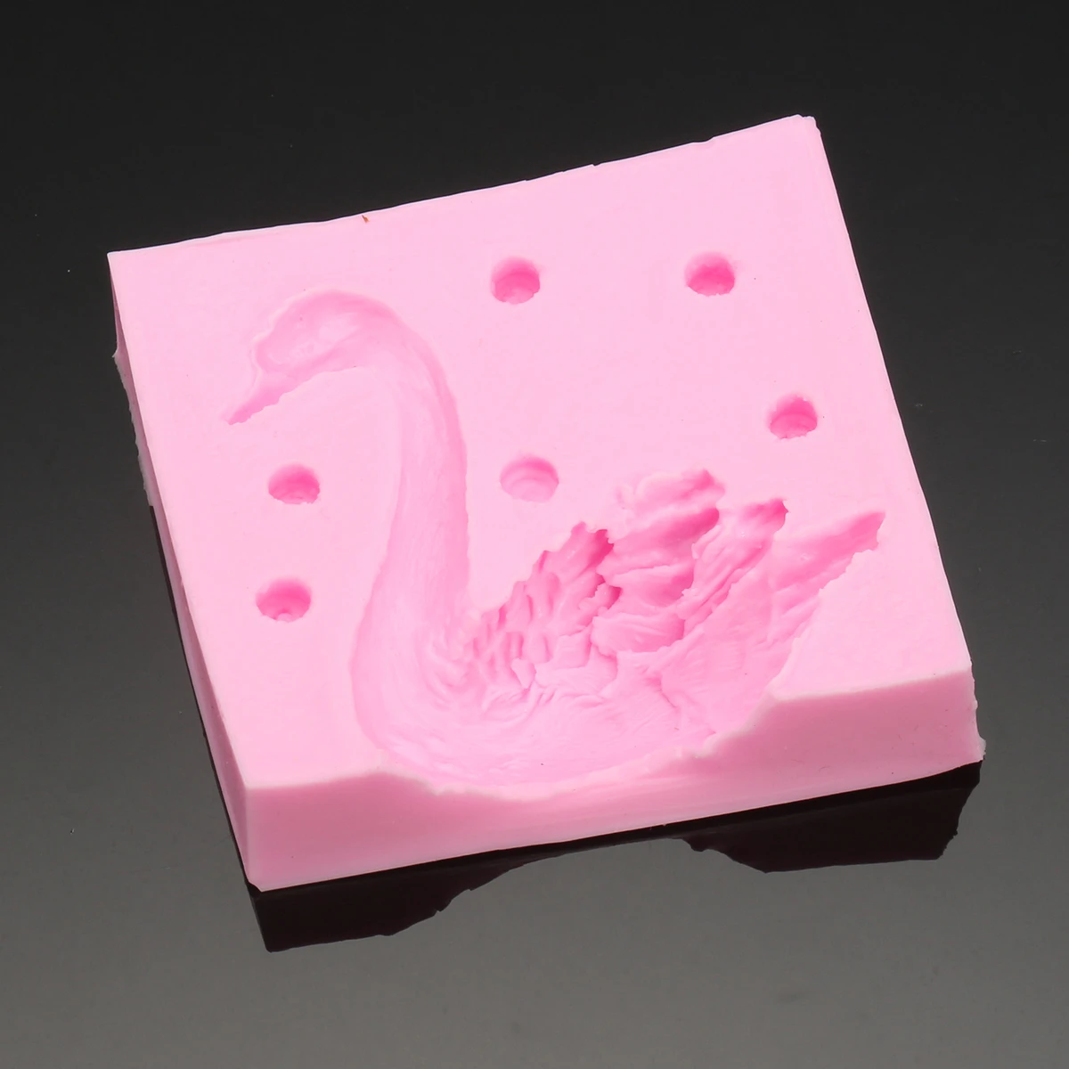 Aomily красивая 3D Лебедь помадка силиконовая форма для свеч инструмент для поделок из сахара форма для выпечки пирожных с шоколадной начинкой Кухня DIY выпечки украшения инструменты