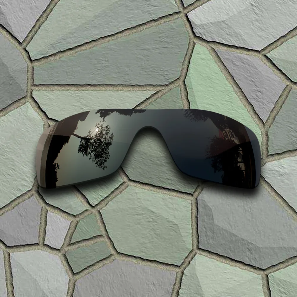 

Grey Black Sunglasses Polarized Replacement Lenses for Oakley Batwolf