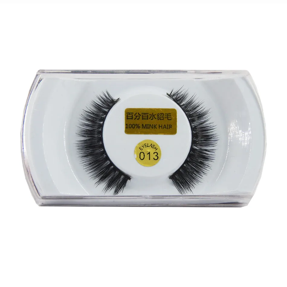 

1 Pair Handmade Winged Mink False Eyelashes Popular Super Long Thick Eyelash for Beauty Makeup-EMH013