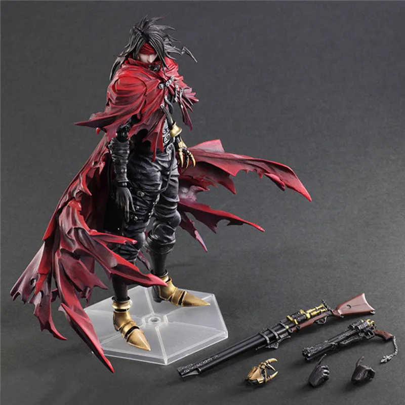 

11" PA KAI Hot Game Final Fantasy VII FF7 Vincent Valentine Boxed 27cm PVC Anime Action Figure Collection Model Doll Toys Gift