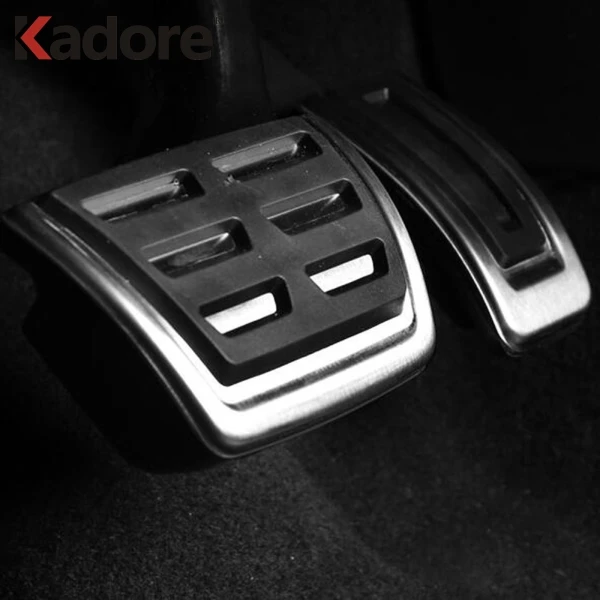 

For Volkswagen Tiguan 2017 2018 2019 Stainless Steel Fuel Brake Foot Rest Pedal Pad AT MT Clutch Cover Car Accessories