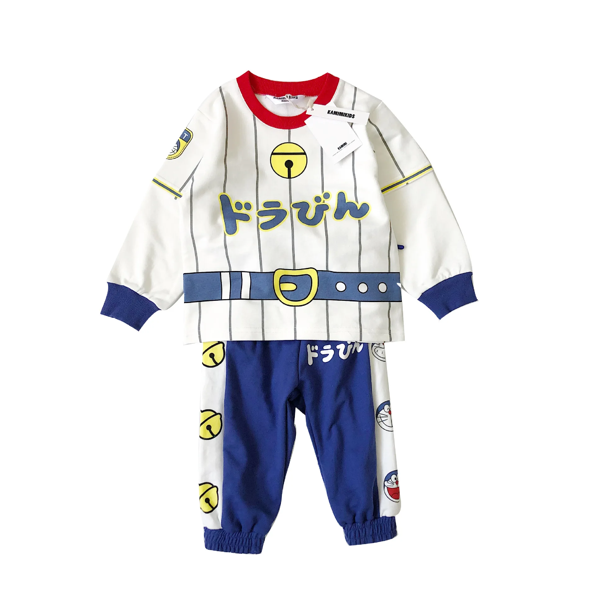 

2019 New Autumn kids clothes Japanese style cartoon character design boutique kids clothing set pullover tops & pants