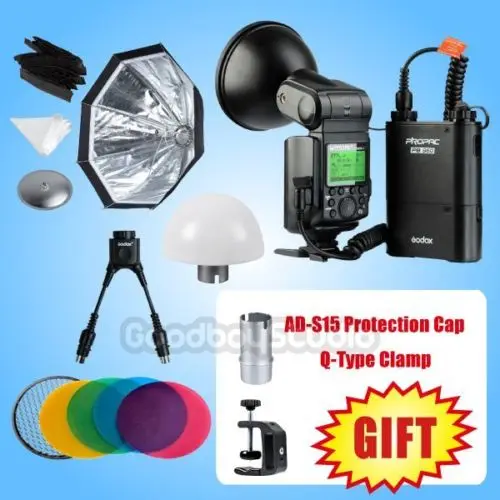 

Godox AD360II-N -iTTL 360W Flash Speedlite + PB960 Battery + Light Modifier Kit
