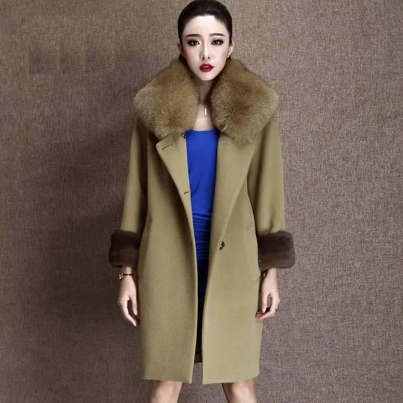 Манто одежда Casaco Chaqueta Dames Jassen Abrigo Mujer для женщин осень Hiver зима Tallas Grandes Рок шерсть