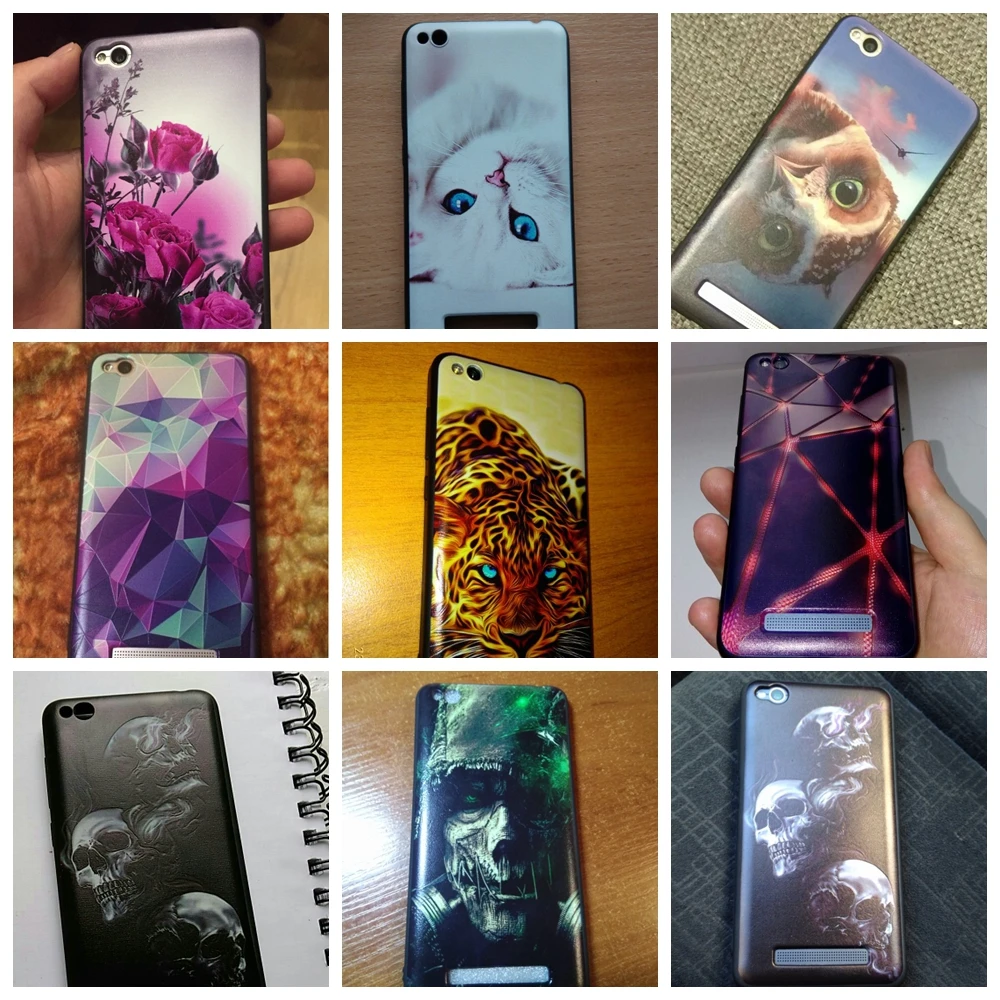 Case For Xiaomi Redmi 4A Case Silicon Back Cover Soft TPU Capa Funda Coque Shell Bumper Cat Cartoon Mobile Phone Case Protective