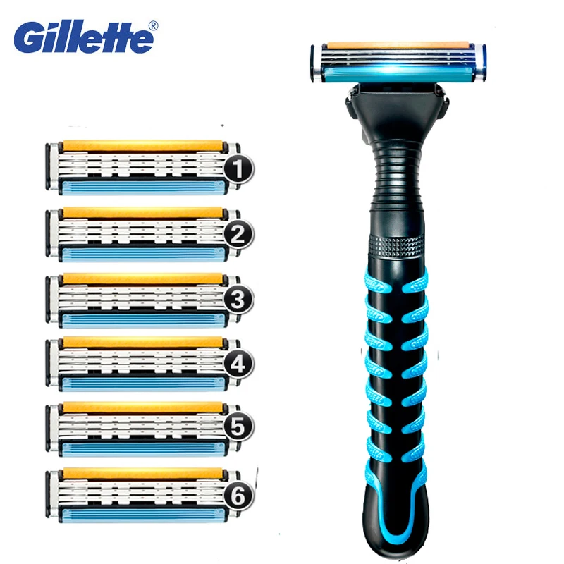 Original Gillette Vector 3 Safety Razor Shaving Razor Blades Beard Shave Shaver Razor Blades1