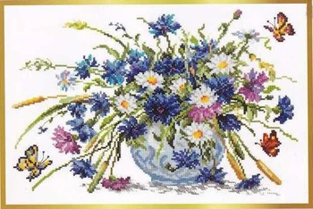 

Needlework,DIY Cross Stitch,Sets For Embroidery kits,14CT&16CT,Wild daisy
