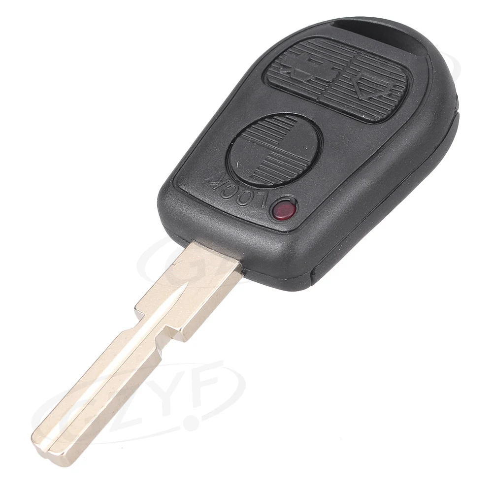 3 Buttons Key Shell For BMW E31 E32 E34 E36 E38 E39 E46 Replacement Fob PG901A