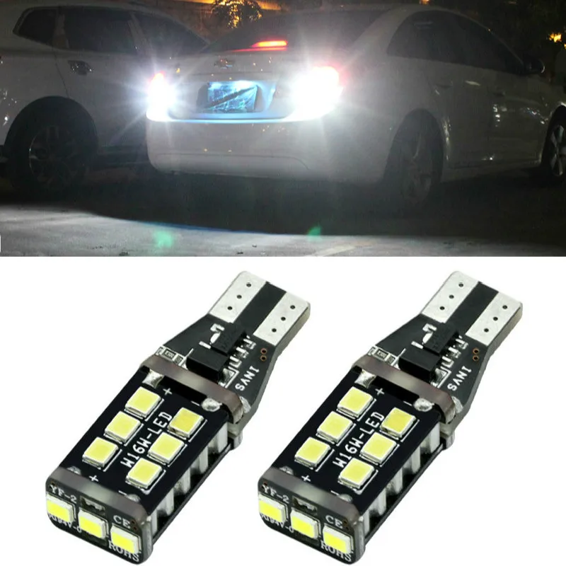 

For Ford Focus 2 Fusion Fiesta GT Mustang Explorer Sport Trac Escape Edge Crown C-Max Canbus T15 LED Car Backup Reverse Light