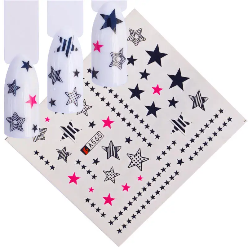 

22 Designs Available Star/Pirate/Halloween Water Transfer Nail Art Sticker Decal Slider Manicure Wraps Tool Tips
