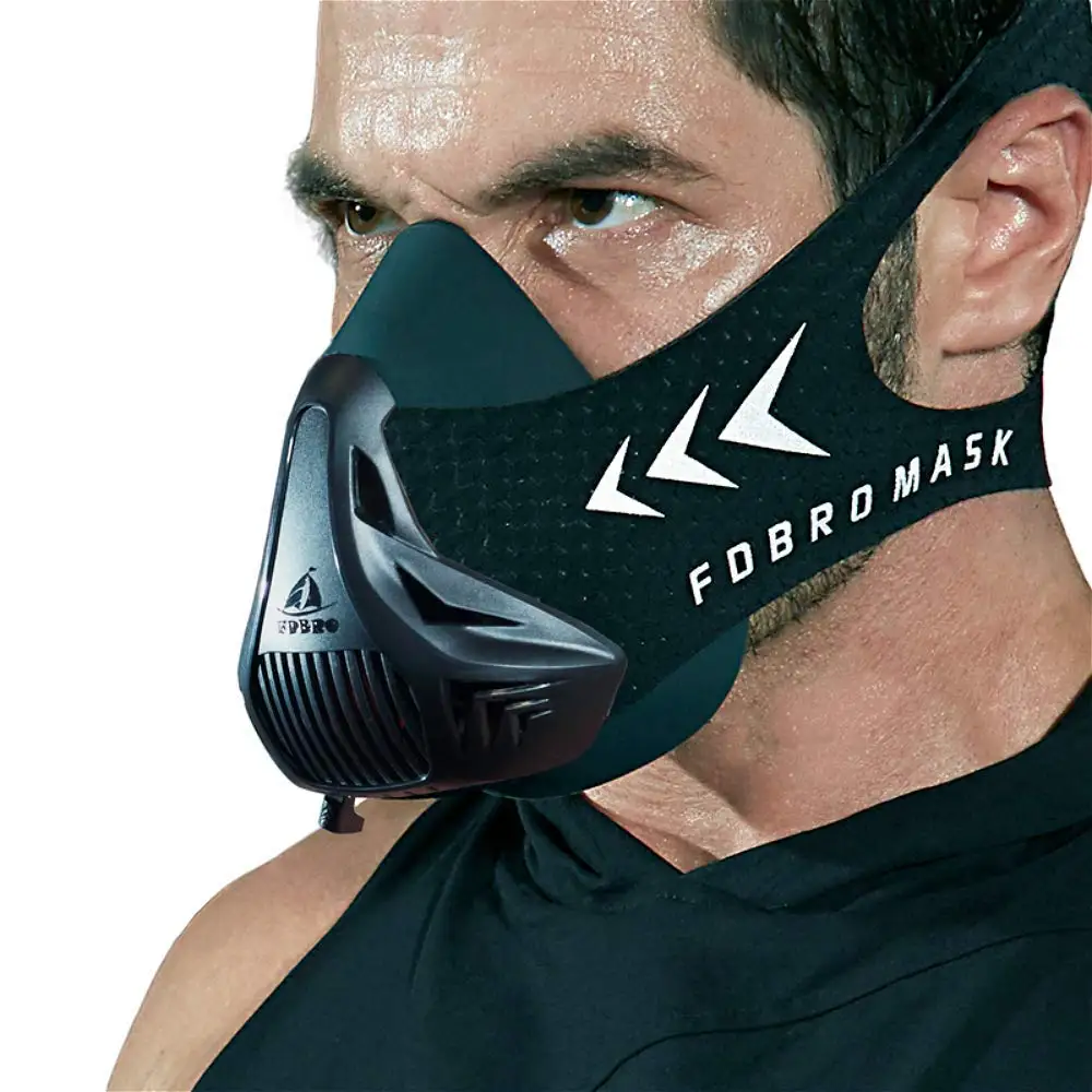 FDBRO Sport Running Mask Training Mask Fitness Gym Workout Resistance