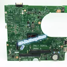 SHELI для Dell Inspiron 15 3558 ноутбук IRIS 14216-1 1xvkn PX1X6 CN-0PX1X6 I3-4005U процессор DDR3L тест хорошее