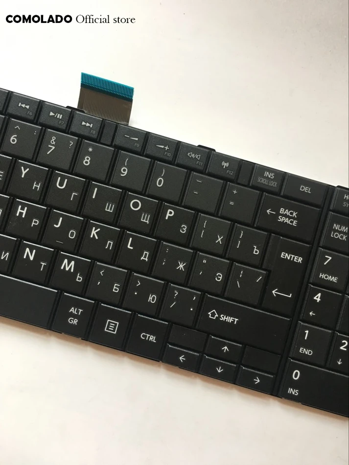RU Russian Keyboard For Toshiba Satellite C75D L70 L75 S50 S55 C70 C70-A C70D C75 Black Laptop Keyboard RU Layout (2)