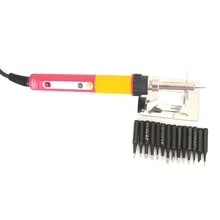 E110WT обновление E110W Профессиональный СВЕТОДИОДНЫЙ Цифровой Регулируемый Электрический паяльник с термостатом