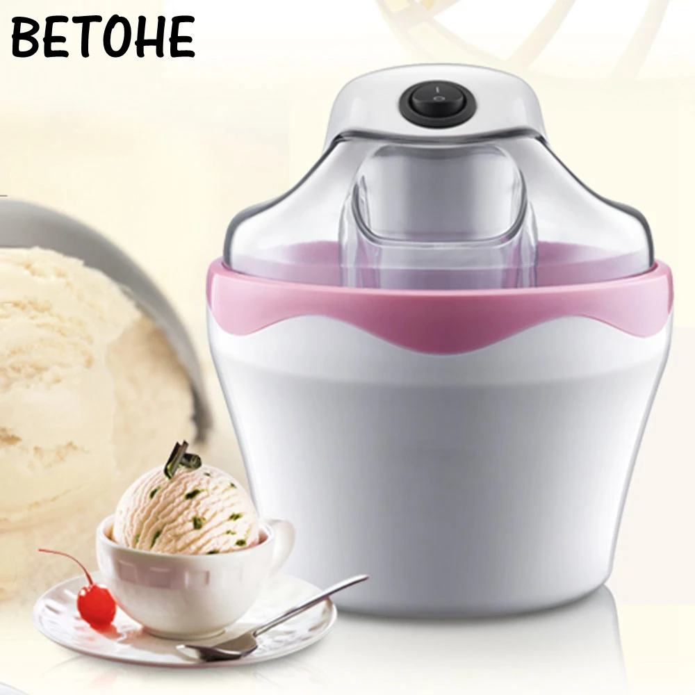 BETOHE cooling ice cream machine mini time-saving convinent Double insulation design One button operation Energy saving ice roll