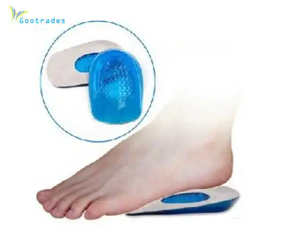 Silicon Gel heel Cushion insoles soles relieve foot pain