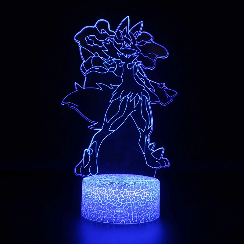 Мультяшная 3D настольная лампа Led красочный сенсорный креативный подарок Ночной светильник праздничные вечерние принадлежности вечерние ночной Светильник реквизит