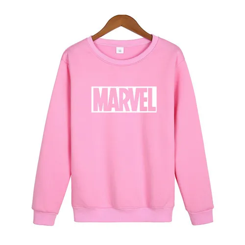 Толстовки Hombre MARVEL Sudaderas в стиле хип-хоп для мужчин s/Madam бренд с буквенным принтом пуловер с капюшоном Толстовка приталенная мужская Толстовка - Цвет: 57Pink