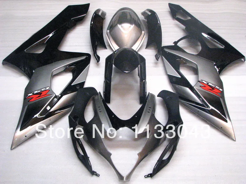 

Injection mold Grey Full Fairing Kit For SUZUKI GSX-R1000 K5 05-06 GSXR1000 GSX R1000 GSXR 1000 K5 05 06 2005 2006 Fairings