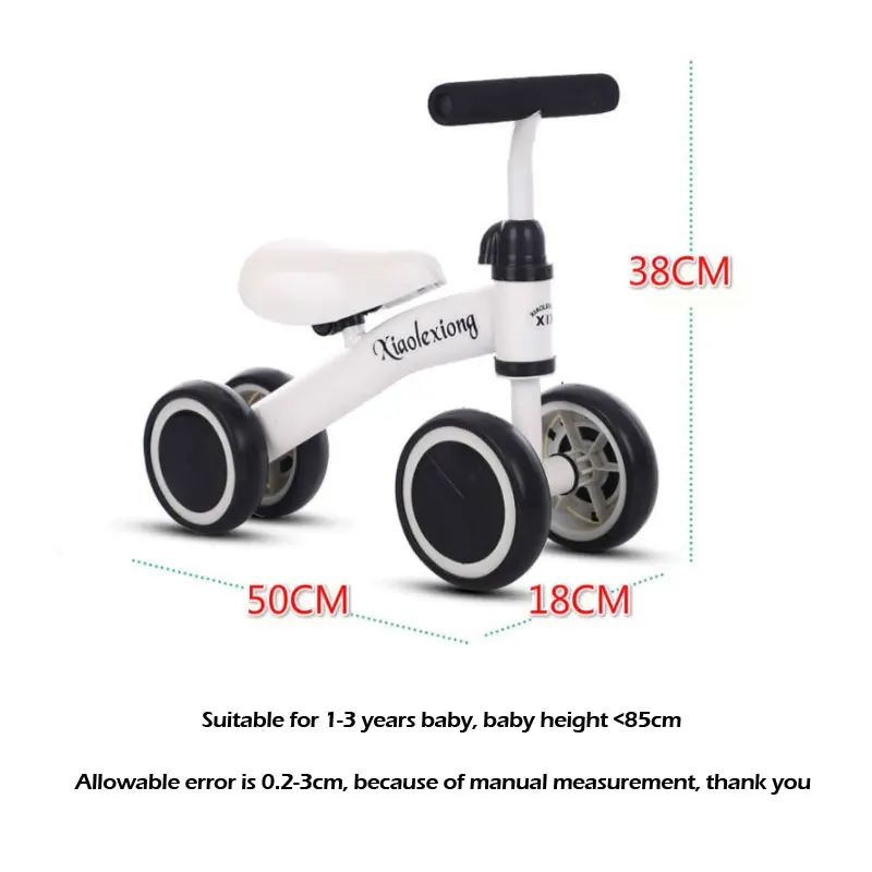 Baby Toddler 1-2 years Baby Balance Bike Learn To Walk Get balance sense No Foot Pedal Riding Toys for Kids 