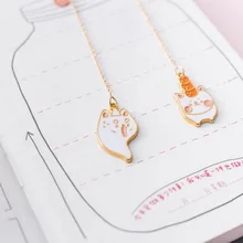 1 шт. милая форма в виде фруктов Металлический Зажим Закладки брелок креативный студенческий Закладка школьные канцелярские принадлежности Escolar Papelaria канцелярские принадлежности