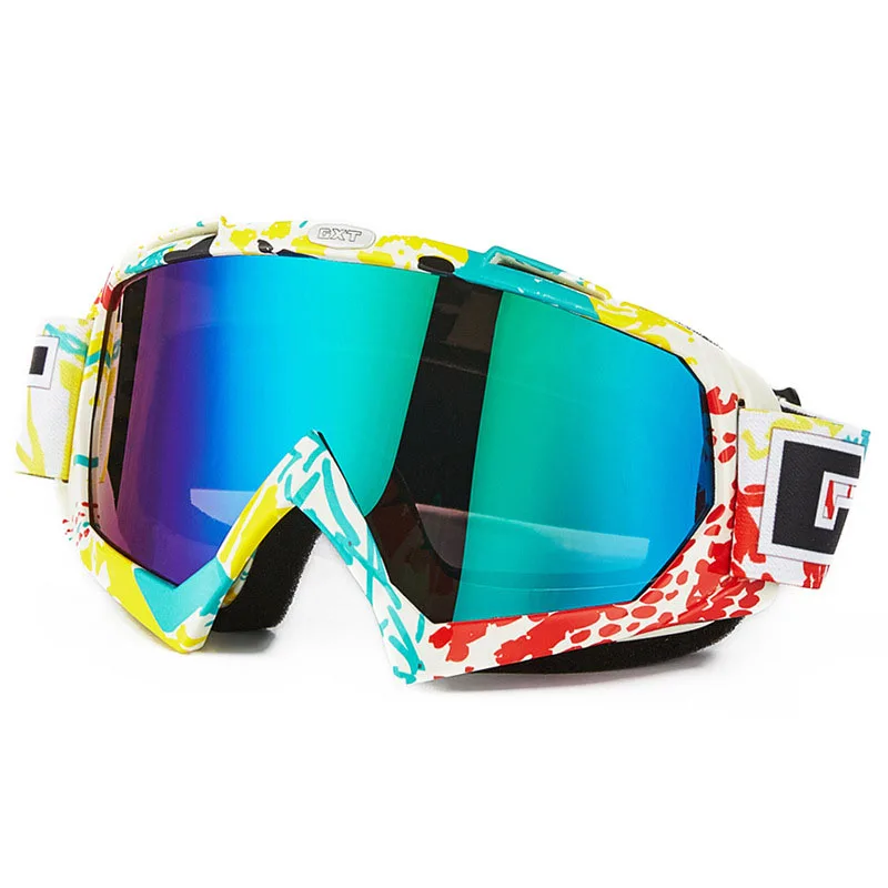 Лыжные очки Зимние виды спорта сноуборд очки с анти-туман УФ-защитой для мужчин женщин снегоход катание на лыжах маска