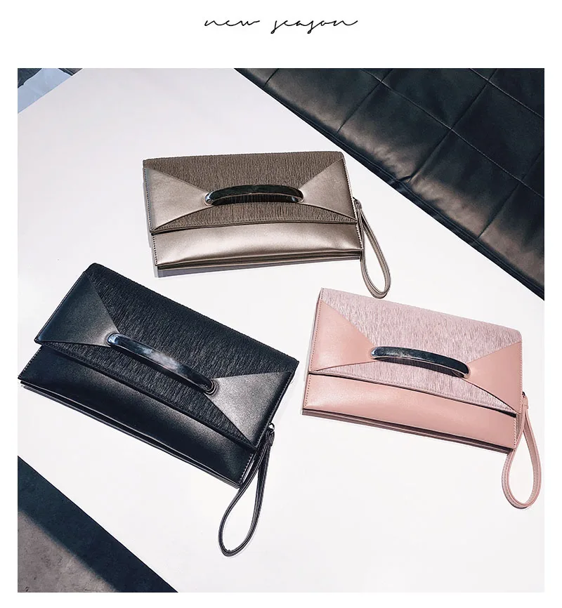 Yonder envelope clutch bag women leather birthday party evening clutch bags for women ladies shoulder clutch bag purse female