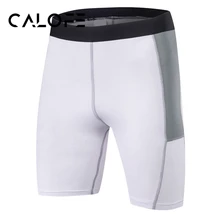 CALOFE мужские короткие спортивные штаны для бега, быстросохнущие эластичные шорты, обтягивающие спортивные штаны для фитнеса, бега