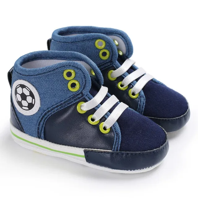 Toddler Infant Baby Boy Shoes Casual Sneaker PU Patchwork Soft Sole