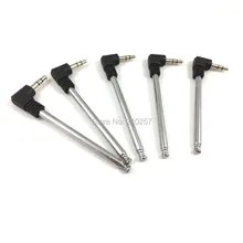 10 шт. телескопическая антенна 3,5 мм штекер разъем для fm-радио 245 мм длина