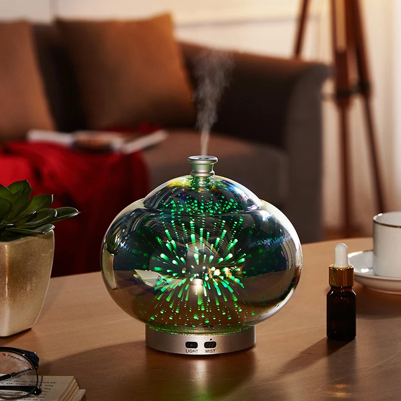 Увлажнитель воздуха Diffusor ультразвуковой увлажнитель 3D фейерверк светодиодный