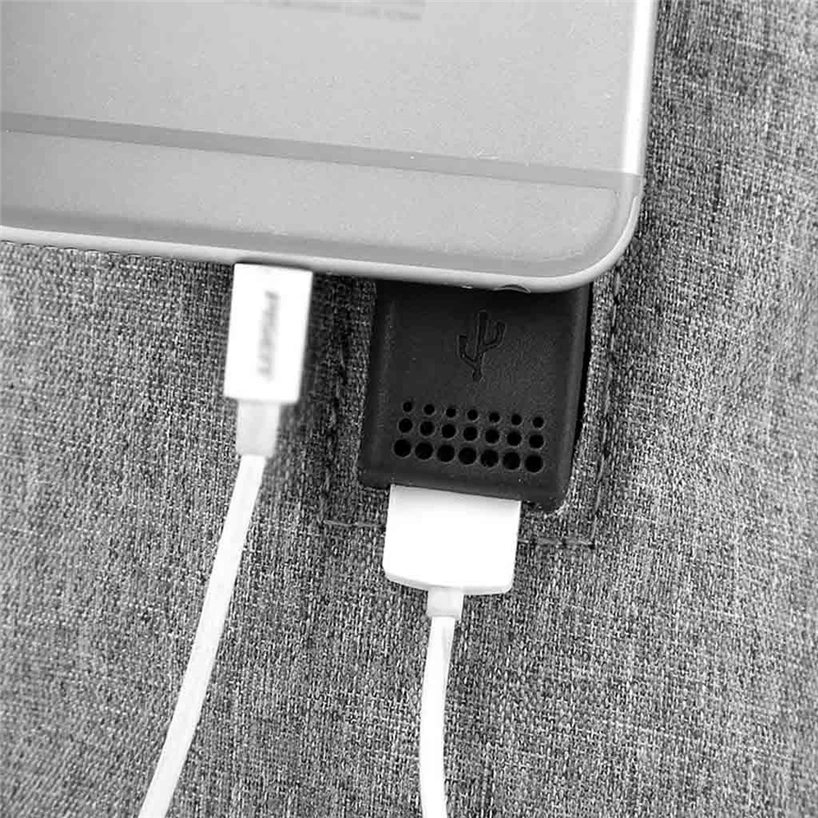 Рюкзак Aelicy мужской деловой с usb разъемом для ноутбука модный дизайн|Рюкзаки| |