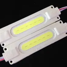 Светодиодный модуль Алюминиевый PCB высокая яркость COB Светодиодная точечная Лампа для проектора для знака письма канала DC12V 2 Вт 75 мм* 20 мм светодиодный модуль