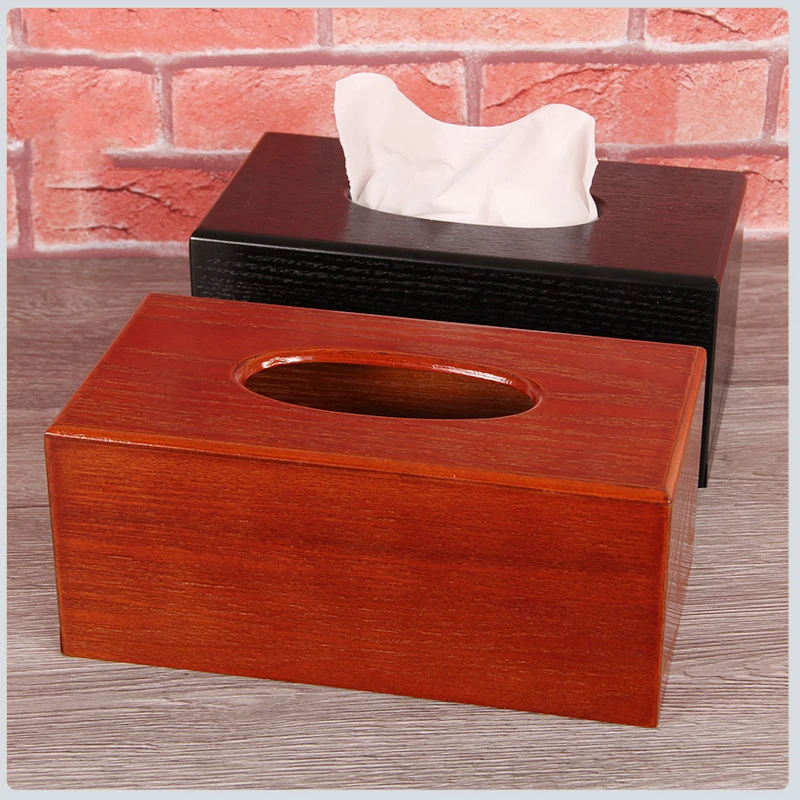 Натуральная Ретро деревянная коробка для салфеток бумажная салфетка прямоугольная Подарочная коробка ручной работы оригинальная коробка для хранения зерна съемная для модного украшения дома
