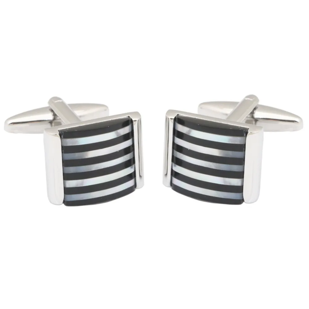 New Style shell Cufflinks Men's Gifts Christmas Gifts For Men Silver Cuff Cufflink