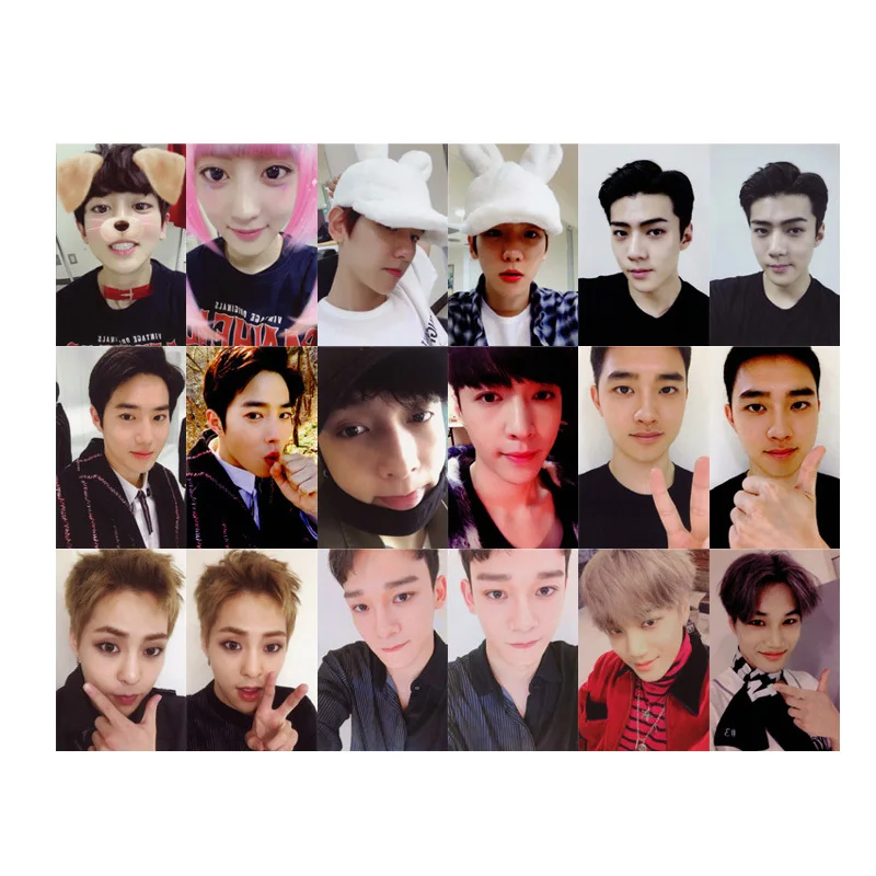 KPOP EXO для жизни Рождество Зима специальный альбом фото карта K POP самодельные