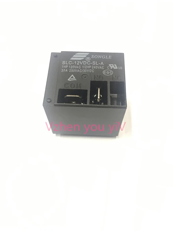 SONGLE 4PINS 30A 12VDC реле мощности 10 шт./лот оригинальный бесплатная доставка партия (10