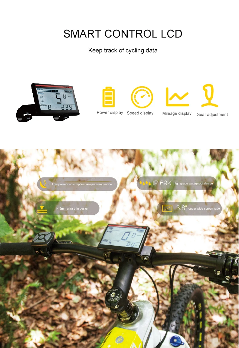 Best 27.5inch electric mountain bike Mid-mounted motor variable speed electric bike lithium battery boost off-road MTB EBIKE 0