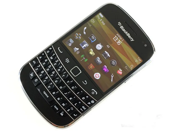 Разблокированный мобильный телефон blackberry 9900 3g QWERTY+ сенсорный экран 2,8 'WiFi gps 5.0MP 8 Гб rom мобильный телефон blackberry 9900