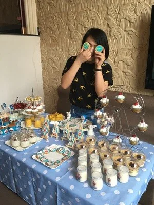 Baby shower колесо обозрения Кекс Стенд Поворотная тортовница держатель украшение для ребенка пирог на день рождения или свадьбу dressert stand