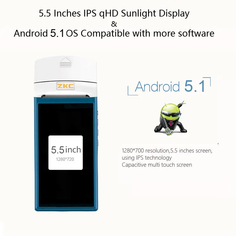 Android 5,1 nfc читатель pos машина с loyverse pos программного обеспечения в основном используется для розничная