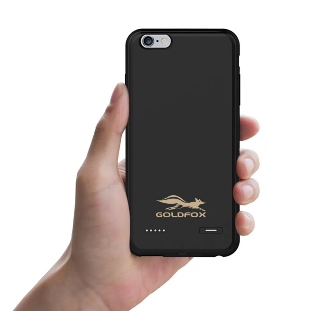 4.7inch 5.5inch Ultra Thin Phone Battery Case For Iphone 6 6s plus External Backup Battery Charger Cover Power Bank Case