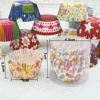 

100 pcs/lot of high quality baking paper cake cup, high temperature cake paper cup, fit home party