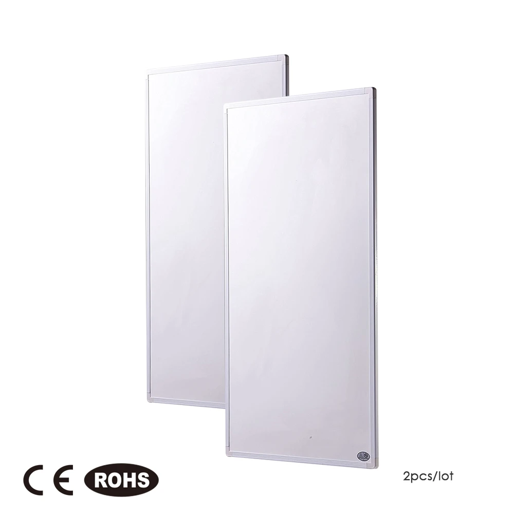 

2pcs 600W Infrared Heater Carbon Crystal Heating Panel Radiator Ultra-flat Wall Heating