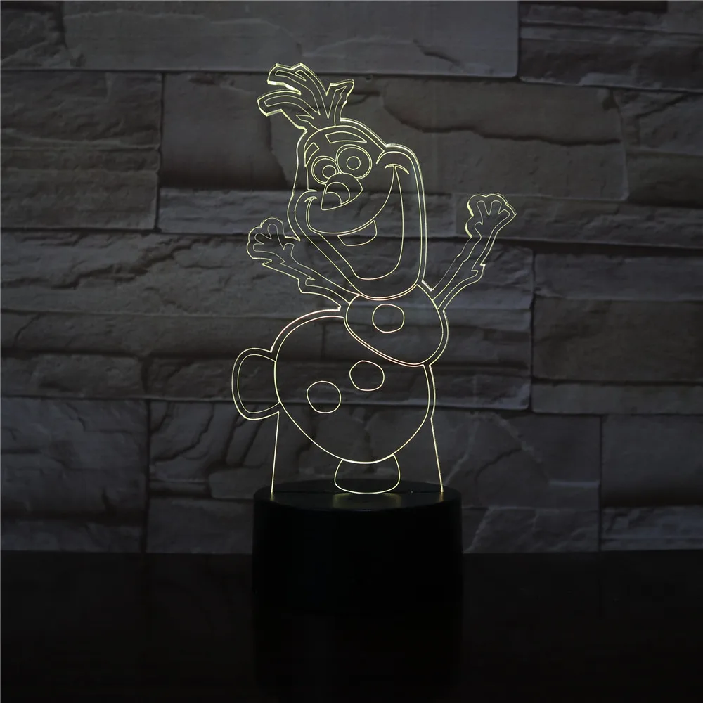 Bedside Light Lamp Kids Childrens Disney Frozen Battery Operated LED Table